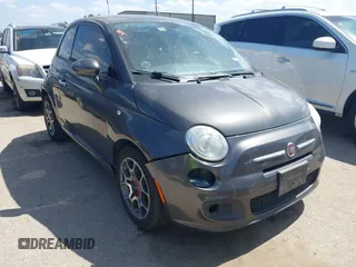 2015 FIAT 500 Sport with VIN 3C3CFFBR3FT648426, listed as a IAAI auction lot 41779046 with 125,353 mi miles. Bid and sale history available at carsss.com. Image 1.