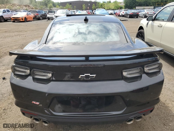 2024 Chevrolet Camaro 2LT with VIN 1G1FD1RS7R0114835, listed as a Copart auction lot 67021754 with 2,856 mi miles and Salvage Title. Bid and sale history available at carsss.com. Image 6.