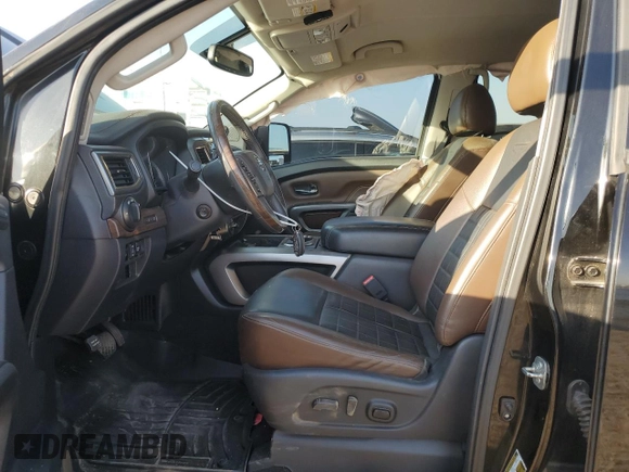 2016 Nissan Titan XD Platinum Reserve with VIN 1N6BA1F40GN506668, listed as a Copart auction lot 76357204 with 89,839 mi miles and Salvage Title. Bid and sale history available at carsss.com. Image 7.