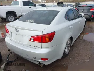 2009 Lexus IS with VIN JTHCK262295032037, listed as a IAAI auction lot 41883903 with 232,757 mi miles. Bid and sale history available at carsss.com. Image 4.
