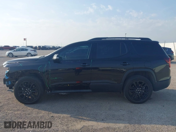 2023 GMC Acadia SLT with VIN 1GKKNMLS8PZ253608, listed as a IAAI auction lot 42264701 with 25,469 mi miles and . Bid and sale history available at DreamBid. Image 15.
