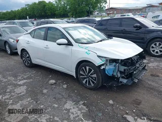 2024 Nissan Sentra SV with VIN 3N1AB8CV2RY383613, listed as a IAAI auction lot 42176809 with 2,436 mi miles and . Bid and sale history available at DreamBid. Image 1.