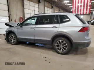 2021 Volkswagen Tiguan S with VIN 3VV0B7AX1MM019479, listed as a Copart auction lot 48524895 with 50,445 mi miles and Salvage Title. Bid and sale history available at DreamBid. Image 2.