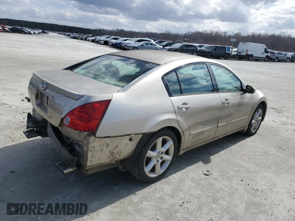 2005 Nissan Maxima 3.5 SE with VIN 1N4BA41E45C815045, listed as a Copart auction lot 48057835 with 168,463 mi miles and Salvage Title. Bid and sale history available at carsss.com. Image 3.