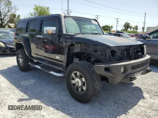 2006 Hummer H3 z VIN 5GTDN136568227096, wystawiony jako Copart lot #56709225 z przebiegiem 230 332 mil mil oraz Szkoda całkowita • Salvage title. Historia ofert i sprzedaży dostępna na DreamBid. Obrazek 4.
