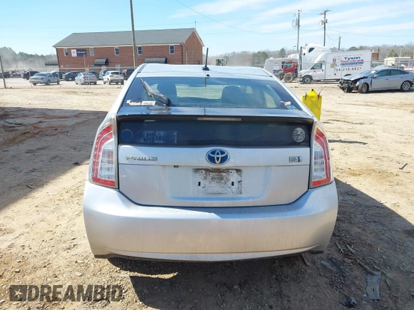 2013 Toyota Prius One with VIN JTDKN3DU9D5687061, listed as a IAAI auction lot 41662170 with 184,524 mi miles. Bid and sale history available at carsss.com. Image 16.