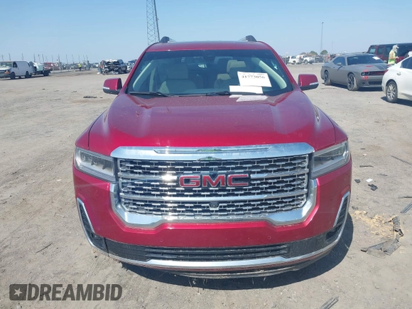 2021 GMC Acadia Denali with VIN 1GKKNPLS7MZ231919, listed as a IAAI auction lot 41773056 with 38,277 mi miles and . Bid and sale history available at carsss.com. Image 12.