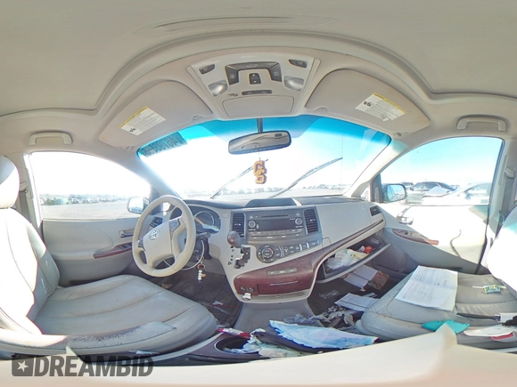 2011 Toyota Sienna XLE AAS with VIN 5TDYK3DC1BS053194, listed as a Copart auction lot 46793565 with 204,156 mi miles and Salvage Title. Bid and sale history available at carsss.com. Image 14.