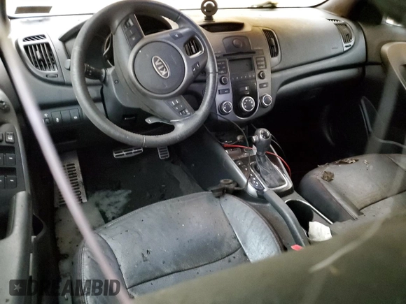 2011 Kia Forte SX with VIN KNAFW4A31B5347560, listed as a Copart auction lot 43109395 with 0 mi miles and Salvage Title. Bid and sale history available at carsss.com. Image 8.