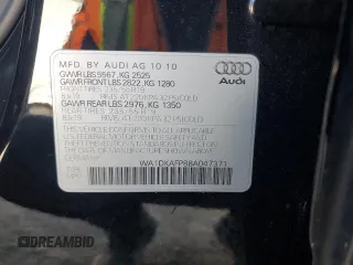 2011 Audi Q5 Premium Plus z VIN WA1DKAFP8BA047371, wystawiony jako Copart lot #56346665 z przebiegiem 127 012 mil mil oraz Czysty tytuł • Clean title. Historia ofert i sprzedaży dostępna na DreamBid. Obrazek 14.