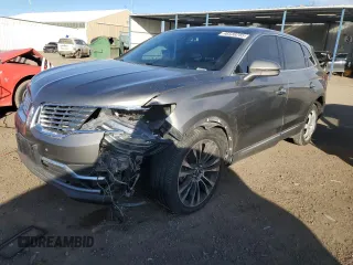 2016 Lincoln MKX Reserve with VIN 2LMPJ8LPXGBL35486, listed as a Copart auction lot 46538255 with 165,556 mi miles and Salvage title. Bid and sale history available at DreamBid. Image 1.