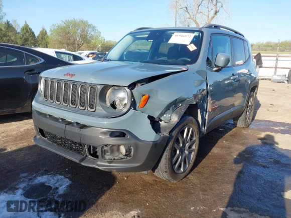 2016 Jeep Renegade Latitude with VIN ZACCJBBT6GPD66773, listed as a IAAI auction lot 41946572 with 156,505 mi miles. Bid and sale history available at carsss.com. Image 19.