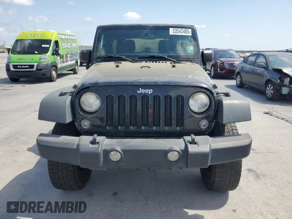 2014 Jeep Wrangler Unlimited Rubicon with VIN 1C4BJWFGXEL292145, listed as a Copart auction lot 53543485 with 121,884 mi miles and Clean Title. Bid and sale history available at carsss.com. Image 5.