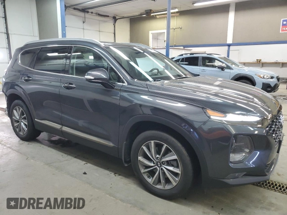 2020 Hyundai Santa Fe Limited with VIN 5NMS5CAD0LH269133, listed as a Copart auction lot 44003195 with 22,075 mi miles and Salvage Title. Bid and sale history available at carsss.com. Image 4.