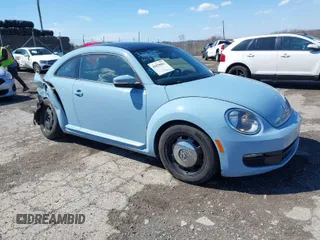 2013 Volkswagen Beetle 2.5L with VIN 3VWJP7AT5DM687994, listed as a IAAI auction lot 41878063 with Not Provided miles and . Bid and sale history available at DreamBid. Image 1.