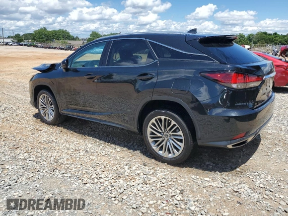 2021 Lexus RX 350 with VIN 2T2JZMAA7MC198902, listed as a Copart auction lot 59238005 with 44,127 mi miles and Salvage title. Bid and sale history available at DreamBid. Image 2.
