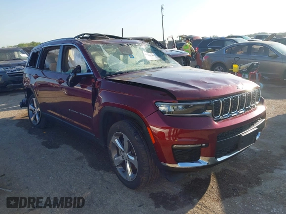 2024 Jeep Grand Cherokee Limited with VIN 1C4RJKBG2R8934671, listed as a IAAI auction lot 41983768 with 16,944 mi miles and . Bid and sale history available at DreamBid. Image 1.