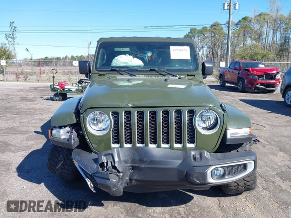 2022 Jeep Gladiator High Altitude with VIN 1C6HJTFG3NL141891, listed as a IAAI auction lot 41738578 with 38,133 mi miles and . Bid and sale history available at DreamBid. Image 11.