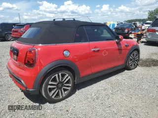 2024 MINI Convertible Cooper S with VIN WMW43DL09R3R36560, listed as a Copart auction lot 60325395 with 10,619 mi miles and Salvage title. Bid and sale history available at DreamBid. Image 3.