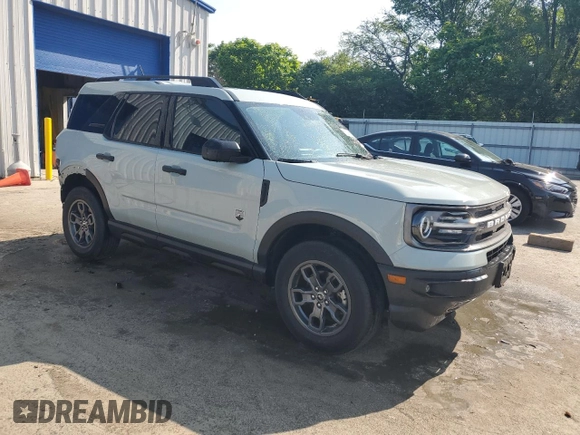 2021 Ford Bronco Sport Big Bend with VIN 3FMCR9B69MRA19429, listed as a Copart auction lot 60299645 with 42,373 mi miles and Salvage title. Bid and sale history available at DreamBid. Image 4.