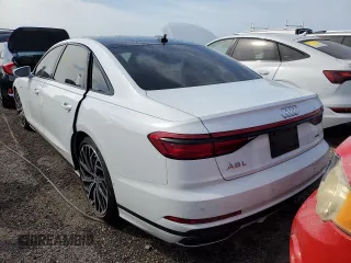 2021 Audi A8 with VIN WAU8DAF86MN031902, listed as a Copart auction lot 74131144 with 0 mi miles and Non Repairable. Bid and sale history available at carsss.com. Image 6.