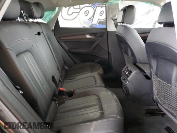 2021 Audi Q5 Premium Plus with VIN WA1BAAFY5M2006907, listed as a Copart auction lot 52547455 with 58,787 mi miles and Salvage Title. Bid and sale history available at carsss.com. Image 10.