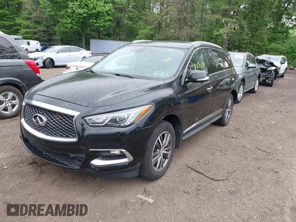 2017 Infiniti QX60 with VIN 5N1DL0MM6HC503852, listed as a IAAI auction lot 42236879 with 159,563 mi miles and . Bid and sale history available at DreamBid. Image 18.