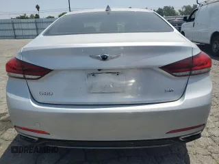 2018 Genesis G80 3.8L with VIN KMHGN4JEXJU244102, listed as a Copart auction lot 58548255 with 53,873 mi miles and Salvage title. Bid and sale history available at DreamBid. Image 6.