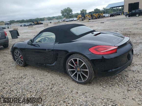 2013 Porsche Boxster S with VIN WP0CB2A82DS133568, listed as a Copart auction lot 67320524 with 34,685 mi miles and Salvage Title. Bid and sale history available at carsss.com. Image 2.