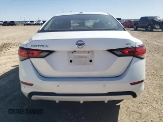 2021 Nissan Sentra SV with VIN 3N1AB8CV3MY251890, listed as a Copart auction lot 49070705 with 57,464 mi miles and Salvage Title. Bid and sale history available at carsss.com. Image 6.