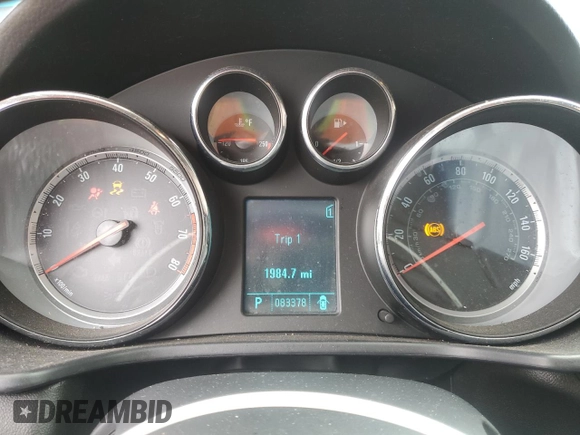 2011 Buick Regal CXL RL4 with VIN 2G4GS5EC6B9190352, listed as a Copart auction lot 55915305 with 83,378 mi miles and Salvage title. Bid and sale history available at DreamBid. Image 9.
