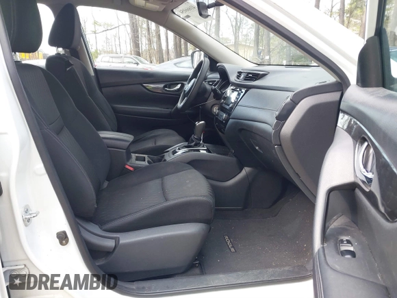 2017 Nissan Rogue SV with VIN KNMAT2MT1HP567364, listed as a IAAI auction lot 41666054 with 201,231 mi miles. Bid and sale history available at carsss.com. Image 5.