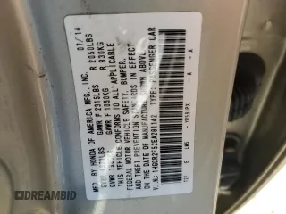 2014 Honda Accord Sport with VIN 1HGCR2F52EA281142, listed as a Copart auction lot 53998905 with 59,808 mi miles and Salvage Title. Bid and sale history available at carsss.com. Image 12.