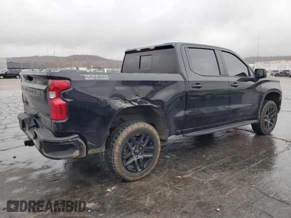 2023 Chevrolet Silverado 1500 LT Trail Boss with VIN 3GCUDFED4PG323090, listed as a Copart auction lot 82374984 with 19,283 mi miles and Salvage Title. Bid and sale history available at DreamBid. Image 3.