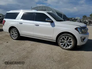 2018 Ford Expedition Max Platinum with VIN 1FMJK1MT9JEA71058, listed as a Copart auction lot 71817434 with 144,713 mi miles and Salvage title. Bid and sale history available at DreamBid. Image 4.