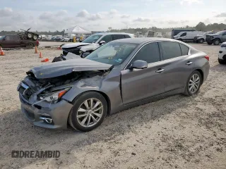 2014 Infiniti Q50 Premium z VIN JN1BV7AP0EM683755, wystawiony jako Copart lot #57903815 z przebiegiem 101 855 mil mil oraz Szkoda całkowita • Salvage title. Historia ofert i sprzedaży dostępna na DreamBid. Obrazek 1.