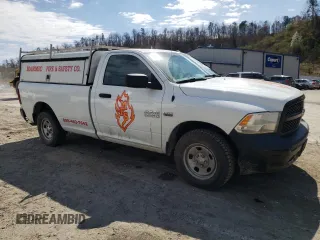 2017 Ram 1500 Tradesman with VIN 3C6JR7DT7HG668870, listed as a Copart auction lot 49481055 with 166,642 mi miles and Salvage title. Bid and sale history available at DreamBid. Image 4.