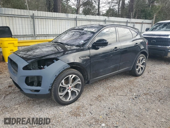 2020 Jaguar E-Pace SE z VIN SADFP2FX1L1Z82159, wystawiony jako Copart lot #47051425 z przebiegiem 61 465 mil mil oraz Szkoda całkowita • Salvage title. Historia ofert i sprzedaży dostępna na DreamBid. Obrazek 1.