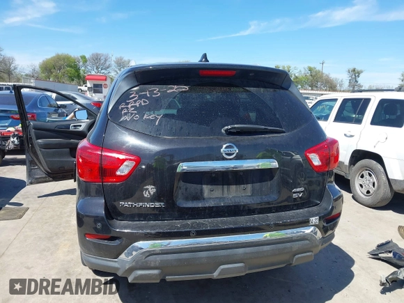 2019 Nissan Pathfinder Platinum with VIN 5N1DR2MM2KC610110, listed as a IAAI auction lot 41811572 with 55,459 mi miles and . Bid and sale history available at DreamBid. Image 17.