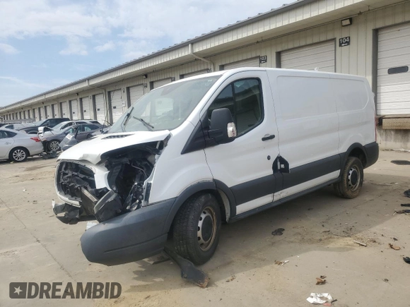 2016 Ford Transit Cargo with VIN 1FTYE1ZM3GKB29476, listed as a Copart auction lot 48872505 with 201,196 mi miles and Salvage Title. Bid and sale history available at carsss.com. Image 1.