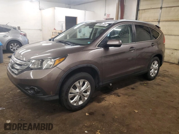 2012 Honda CR-V EX-L with VIN 5J6RM4H76CL010422, listed as a Copart auction lot 57887905 with 166,990 mi miles and Salvage title. Bid and sale history available at DreamBid. Image 1.