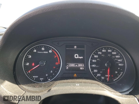 2018 Audi A3 Premium with VIN WAUB8GFF8J1044293, listed as a Copart auction lot 48310515 with 126,881 mi miles and Salvage Title. Bid and sale history available at DreamBid. Image 9.