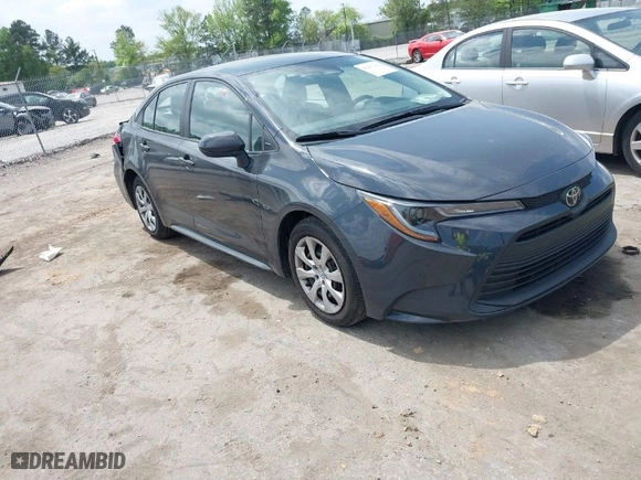 2023 Toyota Corolla LE with VIN 5YFB4MDE7PP024872, listed as a IAAI auction lot 42081981 with 44,563 mi miles. Bid and sale history available at carsss.com. Image 1.