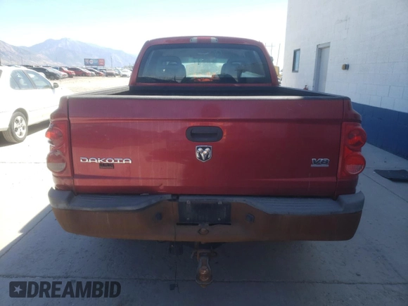 2006 Dodge Dakota ST with VIN 1D7HE28N06S523778, listed as a Copart auction lot 71536704 with 215,605 mi miles and Salvage Title. Bid and sale history available at carsss.com. Image 6.
