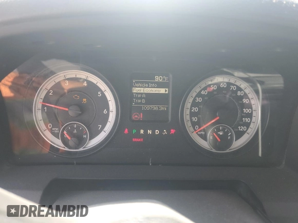 2014 Ram 1500 Tradesman with VIN 1C6RR6FTXES148936, listed as a Copart auction lot 60737645 with 109,798 mi miles and Salvage title. Bid and sale history available at DreamBid. Image 9.