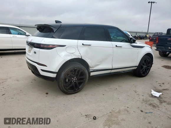 2020 Land Rover Range Rover Evoque R-Dynamic HSE with VIN SALZM2GX8LH069561, listed as a Copart auction lot 60296545 with 15,044 mi miles and Salvage title. Bid and sale history available at DreamBid. Image 3.