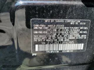 2018 Subaru Forester Premium with VIN JF2SJADC1JH562445, listed as a Copart auction lot 50450705 with 55,063 mi miles and Salvage Title. Bid and sale history available at carsss.com. Image 15.