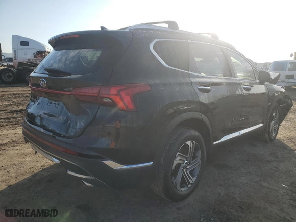 2023 Hyundai Santa Fe SEL with VIN 5NMS34AJ9PH563055, listed as a Copart auction lot 85779974 with 47,051 mi miles and Salvage Title. Bid and sale history available at carsss.com. Image 3.