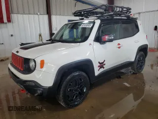 2018 Jeep Renegade Trailhawk with VIN ZACCJBCB0JPJ09456, listed as a Copart auction lot 62458045 with 56,003 mi miles and Salvage title. Bid and sale history available at DreamBid. Image 1.