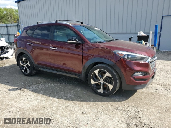 2016 Hyundai Tucson Limited z VIN KM8J33A24GU024457, wystawiony jako Copart lot #52284885 z przebiegiem 131 402 mil mil oraz Tytuł czysty. Historia ofert i sprzedaży dostępna na DreamBid. Obrazek 4.